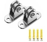 Set di rulli per tende in metallo per tende elettriche e ombreggiatura | Rulli per soffitto, rulli per tende, rullo in metallo, accessori per tende, accessori per persiane (2 pezzi)
