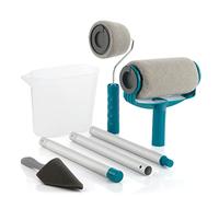 Set di rulli per vernice antigoccia ricaricabili Roll'n'Paint InnovaGoods 5 pezzi, grigio