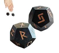 Set di rune di divinazione, set di di divinazione | 2 di divinazione in legno - Set di divinazione portatile per gli appassionati di storia, piccoli runici per