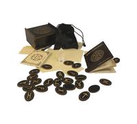 Set di rune in legno per principianti Wicca 25 pezzi Forniture per