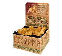 Set Di Rune In Quarzo Dorato Lo Scarabeo Con Sacchetto E Manuale