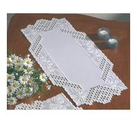 Set di runner da tavola Permin Hardanger "Hardanger", schema di conteggio, 28x62
