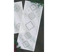 Set di runner da tavola Permin Hardanger "Hardanger", schema di conteggio, 41x10