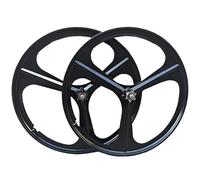 Set di ruote a 3 razze in magnesio per mountain bike da 26" e 27,5", set di cerchi leggeri per anteriore e posteriore, 100 x 135 mm, compatibile con freni a disco a 6-9 velocità, prestazioni