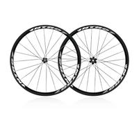 Set Di Ruote A Scatto Fisso 700C Freno A V Mozzo Imbullonato Da 100/120MM Asse Solido, Doppio Filetto Fisso, 30mm Cerchi In Lega Di Alluminio A Doppia Parete