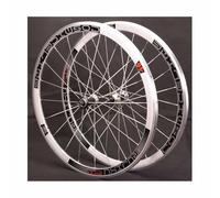 Set Di Ruote A Velocità Singola Con Cambio Fisso 700C Cerchi A Doppia Parete Da 40mm Freno A V, Ruota Anteriore E Posteriore Per Bici Da Pista 9 * 100mm QR 9.5 * 120mm Bolt On