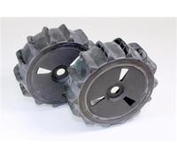 Set Di Ruote Absima Buggy Disc Sandpaddle Nero 1:8 (2 Pz.) / 2520016