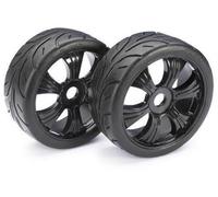 Set Di Ruote Absima LP Buggy Strada Nero 1:8 (2 Pz.)