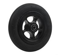 Set di ruote anteriori per sedia a rotelle elettrica da 15,2 cm, compatibile con modelli Otto Bock, larghezza asse 42 mm e 46 mm, pneumatico in gomma antiscivolo e mozzo in metallo per una guida