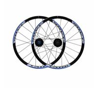 Set Di Ruote BMX 20" 406 Freni A Disco Ruota Anteriore E Posteriore A Sgancio Rapido 100/135mm, Cerchio In Alluminio Per Bici Pieghevole/Da Montagna, Cassetta A 7, 8 E 9 Velocità(Black Blue)