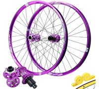 Set Di Ruote Da Bicicletta Con Freno A Disco, Perno Passante 26 27,5 29 Pollici Ruote Da Mountain Bike in Lega Di Alluminio Anteriore 2 Posteriore 4 Cuscinetti Per 8-12S Cassetta Wheelset,26inch