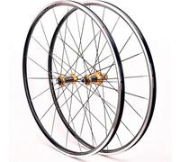 Set di Ruote da Corsa 700C con Mozzo in Carbonio E Cerchio/Freno V, Rilascio Rapido per Cassetta 7 8 9 10 11 velocità, 1548 G, Biciclette Cruiser,d'oro