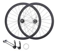 Set Di Ruote Da Strada 700C Freno A Disco, In Lega, Perno QR/Passante Anteriore 2 Posteriore 4 Mozzi Cuscinetto Altezza Telaio 38Mm Supporto 8-11 Marce(QR)