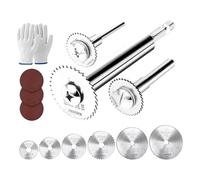 Set di ruote da taglio per trapani, ruota per per trapano - disco rotativo in metallo, utensili da taglio in acciaio al carbonio per fabbriche, famiglie, officine e altri luoghi