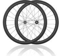 Set Di Ruote For Bici Da Corsa In Fibra Di Carbonio 700C, Altezza 28/32/35/38/42/45/50/55/60/65/73MM, Perno Passante, Freno A Disco Con Bloccaggio Centrale, Mozzi 24H For Cassetta A 8/9/10/11/12 Veloc