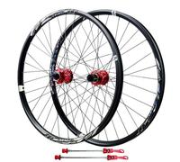 Set Di Ruote For Bicicletta Con Freni A Disco, Lega Alluminio, 32 Fori, Ruota Anteriore E Posteriore, 4 Cuscinetti Sigillati, Compatibile Pneumatici Da 26/27,5/29 Pollici (1,5-2,8)(Centro Hg,27.5inch)