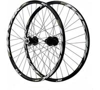 Set di ruote for mountain bike, ruota anteriore e posteriore, cassetta 7-12S, cerchio 32H, freno a disco in lega da 26/27,5/29 pollici, cuscinetto sigillato (rosso, 29 pollici)(Negro,27.5in)