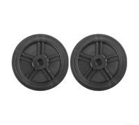 Set di ruote girevoli in plastica per compressori d'aria che supportano il trasferimento di routine tra stazioni di manutenzione e rack di stoccaggio (6")