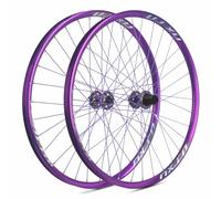 Set Di Ruote Mountain Bike 26 27,5 29 Pollici Freno A Disco Perno Passante Cerchio In Lega Di Alluminio 15 * 100 Mm/12 * 142 Mm Ruota Anteriore E Posteriore Bici(Red hub,29")