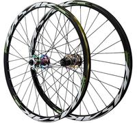 Set Di Ruote MTB Con Perno Passante 26/27,5 Pollici, Freno A Disco in Lega Di Alluminio HG Sealed Bearing 32H Ruota Anteriore E Posteriore 29ER Cerchio Per 7-12 Velocità 2215G,Colorato,29inch