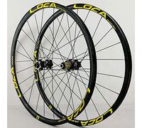 Set di Ruote per Bici da 26", 27,5", 700C, 29", Ruote per Bici, Cerchio Anteriore e Posteriore, Perno Passante, Mountain Bike, Set di Ruote per Ciclismo su Strada, 6 Chiodi, Freno a Disco, Cassetta