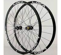 Set di Ruote per Bici da 26", 27,5", 700C, 29", Ruote per Bici, Cerchio Anteriore e Posteriore, Perno Passante, Mountain Bike, Set di Ruote per Ciclismo su Strada, 6 Chiodi, Freno a Disco, Cassetta