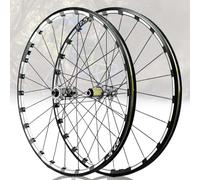 Set di ruote per bici da ciclismo 26'' 27,5'' 29'', set di ruote per bici, perno passante per mountain bike, ruota anteriore e posteriore, doppio strato, freno a disco, mozzo dritto a 24 bulloni, per