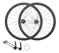 Set di ruote per bici da ciclismo Set di ruote per bici da strada 700C Freno a disco, in lega, QR/asse passante anteriore 2 posteriore 4 mozzi con cuscinetti Altezza telaio 38 mm Supporto per set di r