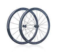 Set Di Ruote Per Bici Da Strada 700C 30/40/50mm Ruote A Sgancio Rapido Anteriore 9x100mm Posteriore 9x130mm Freno C/V 16/21H Mozzi Per Cassetta 8/9/10/11 Velocità(Gray,50MM)