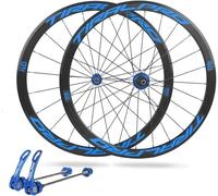 Set di ruote per bici da strada 700C con freni a cerchio a sgancio rapido, ruota anteriore e posteriore per biciclette, cerchio in lega di alluminio, mozzi 20/24H per cassette a 8/9/10/11 velocità B