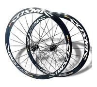 Set Di Ruote Per Bici Da Strada in Lega Di Alluminio 700C Altezza 40/50 Mm Cerchi A Sgancio Rapido 100/135 Mm Anteriore E Ruote 24H Mozzi Freno A Disco Per Cassetta 7-8-9-10-11 Velocità,Bianca,40MM