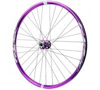Set di Ruote Per Bici MTB da 26/27,5/29 Pollici, Freno a Disco In Lega ai Alluminio a Doppia Parete HG Hybrid/Cerchio da Ciclismo QR da 9 Mm Per 7-12 Velocità Front wheel,27.5in