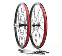 Set di ruote per bici pieghevole da 20 pollici, 406/451, freno a V BMX, supporto cuscinetto sigillato, cassetta a 7-8-9-10-11 velocità, sgancio rapido anteriore, 74 mm posteriore, 130 mm, ruota anter