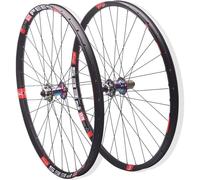 Set Di Ruote Per Bicicletta 26 27.5 Set Di Ruote Per Mountain Bike Da 29 Pollici Freno A Disco 32 Fori Cerchio 120 Clic Ruota MTB A Sgancio Rapido Per Cassetta A 7-12 Velocità,Colorato,27.5inch