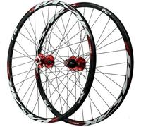 Set di ruote per bicicletta, freno a disco a doppia parete, cerchione MTB con lega di alluminio, 32 fori, sgancio rapido, 26/27,5/29 pollici