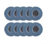 Set di ruote per feritoie da 5,1 cm per mini cuscinetto di lucidatura con blocco a rullo per levigatura e lucidatura efficienti (ruota per otturatore 40 #)