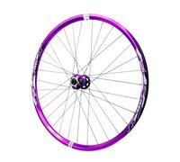 Set Di Ruote Per Mountain Bike 24" 26" 27,5" 29" Ruota Anteriore E Posteriore A Perno Passante 15*100/12*142mm, Freno A Disco Cerchi In Lega Di Alluminio, HG 7-12 Velocità(26" purple,Front wheels)