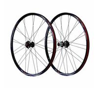 Set Di Ruote Per Mountain Bike 26" Mozzo A Sgancio Rapido Da 100/135mm, Freno A Disco A 6 Bulloni, In Alluminio Cerchi A Doppia Parete Da 24/28 Fori, Cassetta A 7, 8 E 9 Velocità(Black Blue)