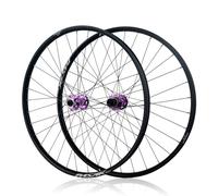 Set Di Ruote Per Mountain Bike 29/27,5/29'' Asse Passante 100mm/142/148mm Ruota Anteriore Ruota Posteriore Freno A Disco Mozzi 32H Compatibile Con 8-11 Velocità(26in Purple,F100R148)