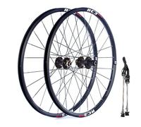 Set Di Ruote Per Mountain Bike Da 26" 27,5" 29" Freni A Disco Ruote A Sgancio Rapido Mozzo 24H Ruota Anteriore E Posteriore 7/8/9/10/11 Velocità(Black_29")