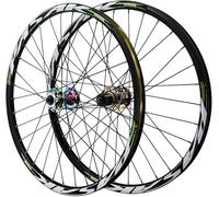 Set di ruote per mountain bike da 26/27,5/29 pollici, cerchio in lega di alluminio a doppia parete, ruota anteriore e posteriore, freno a disco, set di ruote a sgancio rapido per cassetta a 8/9/10/11/