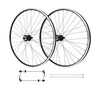 Set di ruote per mountain bike da 29 pollici, in lega di alluminio, doppio freno a disco a sei fori, leggero e durevole, ideale per avventure fuoristrada (nero)