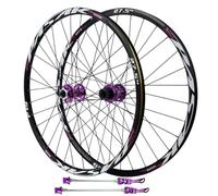 Set di ruote per mountain bike in lega di alluminio, ruota anteriore e posteriore, a sgancio rapido, raggi 32H, freno a disco, compatibile con pneumatici da 24/26/27,5/29" x 1,2-2,3"