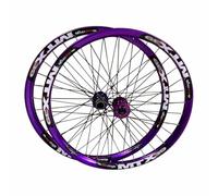 Set di Ruote per Mountain Bike, Ruote per Bici da 26, 27,5 e 29 Pollici, Ruote Anteriori e Posteriori da Montagna, Perno Passante, Cerchio in Lega di Alluminio con Freno a Disco, Cuscinetto 2,5