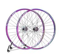 Set di Ruote per Mountain Bike, Ruote per Mountain Bike da 26" e 27,5" con Freno a Disco, Cerchio in Lega di Alluminio a Doppia Parete, mozzo Anteriore 32H, 2 Posteriori, 5 Cuscinetti
