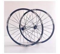 Set di ruote per mountain bike, Set di ruote per mountain bike 26 27 5U201D29U201Dalu, cerchi in lega anteriori 2 posteriori 4 cuscinetti 24 fori freni a disco mozzi perno passante 15 100 12 142 mm p