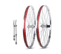 Set di ruote per mountain bike, Set di ruote per mountain bike Am Xc 26 27 5 29U201Dalu cerchi in lega a doppia parete QR anteriore 2 posteriori 4 cuscinetti sigillati freni a disco 120 anelli mozzi