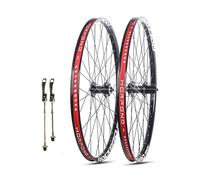 Set di ruote per mountain bike, Set di ruote per mountain bike Am Xc 26 27 5 29U201Dalu cerchi in lega a doppia parete QR anteriore 2 posteriori 4 cuscinetti sigillati freni a disco 120 anelli mozzi