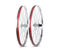 Set di ruote per mountain bike, Set di ruote per mountain bike con perno passante, 26, 27, 5 pollici, cerchi in lega di alluminio 29U201D a doppia parete, anteriori 2, posteriori 4, cuscinetti sigill