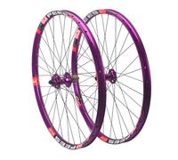 Set di ruote per mountain bike, Set di ruote per mountain bike da 26, 27, 5 e 29 pollici, cerchi in lega di alluminio anteriori e 2 posteriori, mozzi con 5 cuscinetti, 32 fori, 120 clic, ruote con fr